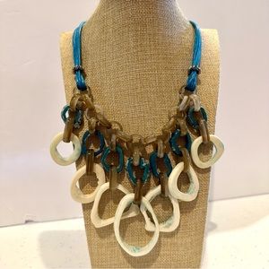 NWT Necklace & Earring set - boutique brand - “Tamina by Stella” faux tortoise